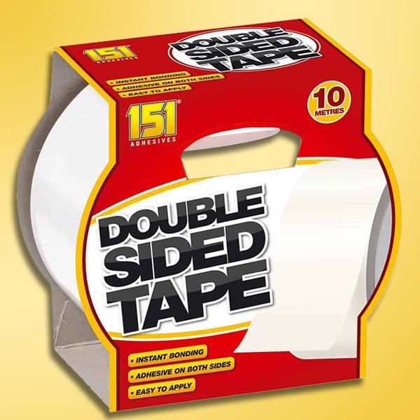 151 Adhesives Double Sided Tape 10 Metre Roll