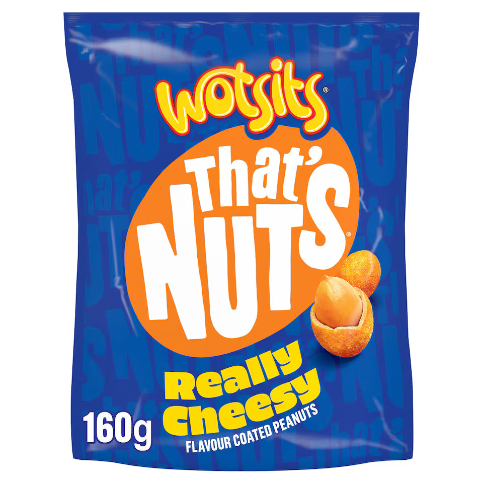 Wotsits That's Nuts Really Cheesy Coated Peanuts