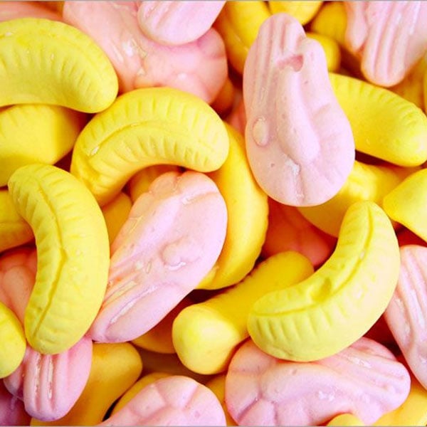 Assorted Foam Raspberry & Banana Candy Pick 'N Mix Sweets