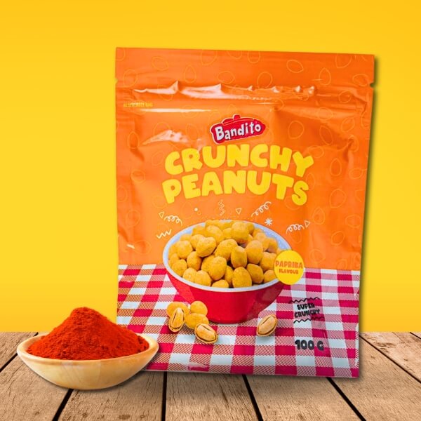Bandito Super Crunchy Peanuts Paprika Flavour