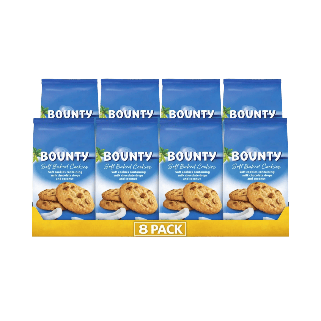 Bounty Soft Baked Cookies 8 x 180g