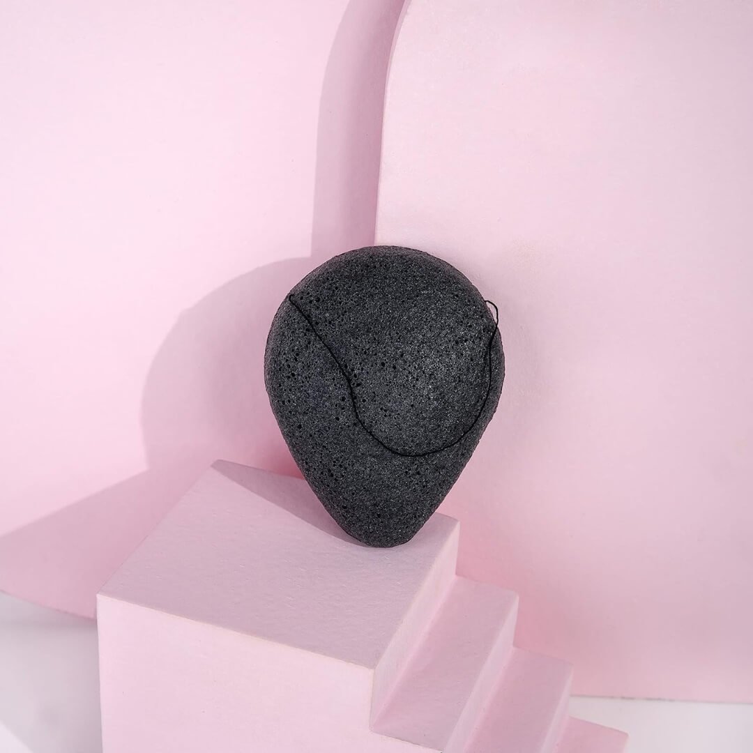 Brushworks Natural Charcoal Infused Konjac Sponge