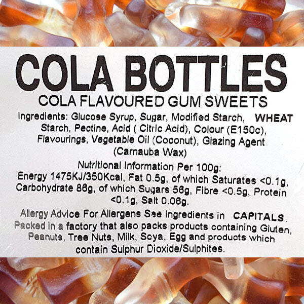 1 x Cola Bottles 140g Pick 'N Mix Fruit Flavoured Sweets Pack