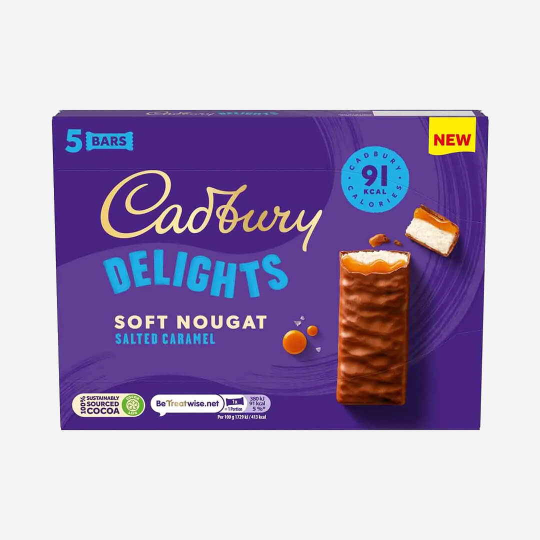 Cadbury Delights Soft Nougat Salted Caramel