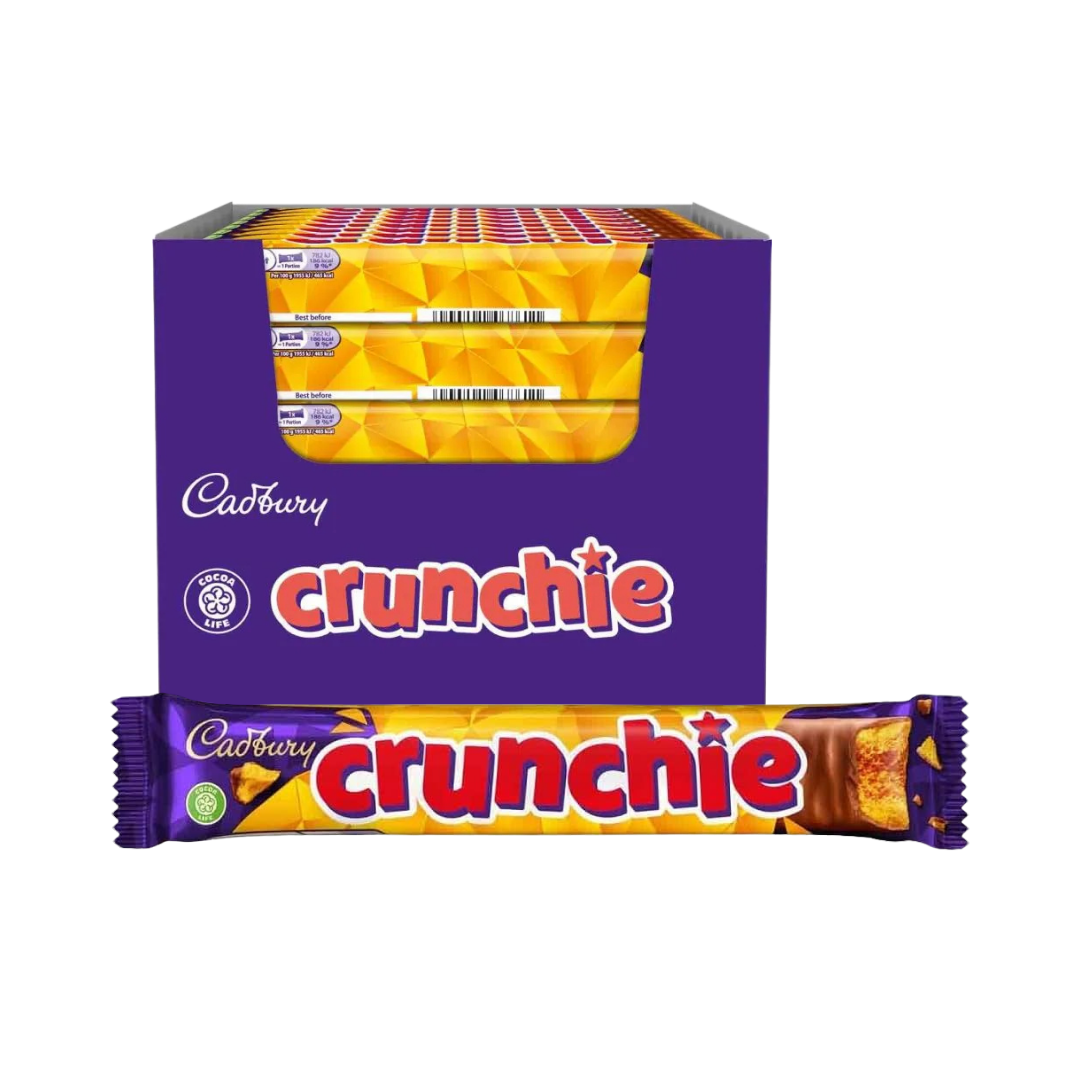 Cadbury Crunchie Standard Chocolate Bars