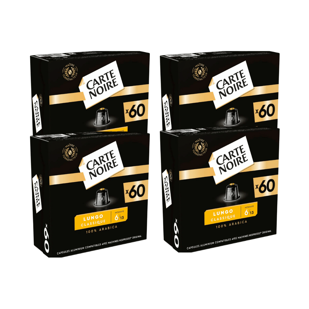 MULTIBUY Carte Noire Nespresso Lungo Coffee Capsules - 240 Pods For £40