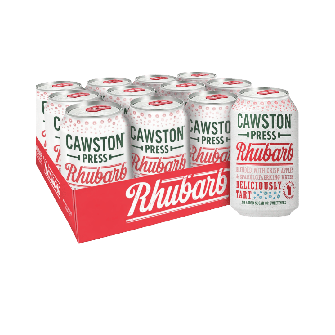 Cawston Press Sparkling Rhubarb Can 12 x 330ml