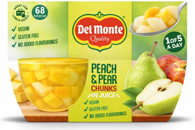 Case (3)  Del Monte Peach & Pear 4 x 114g