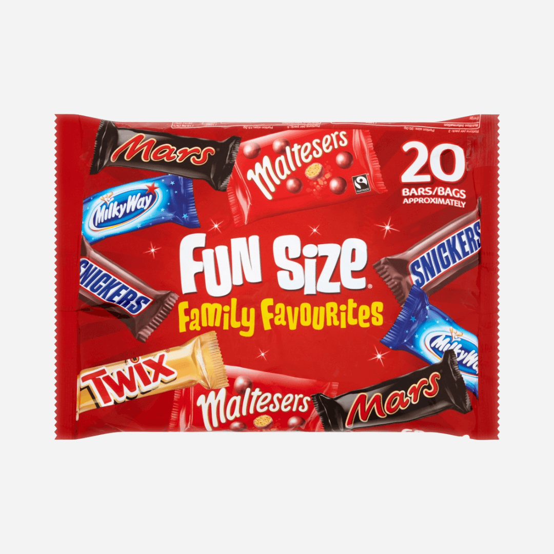 Chocolate Fun Size Family Favourites Treat Size Selection