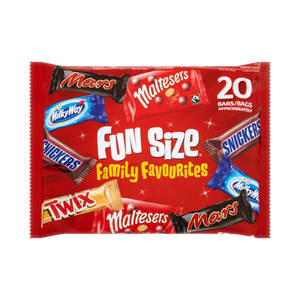 Mars Snickers Twix Maltesers & Milky Way Funsize Milk Chocolate Bars