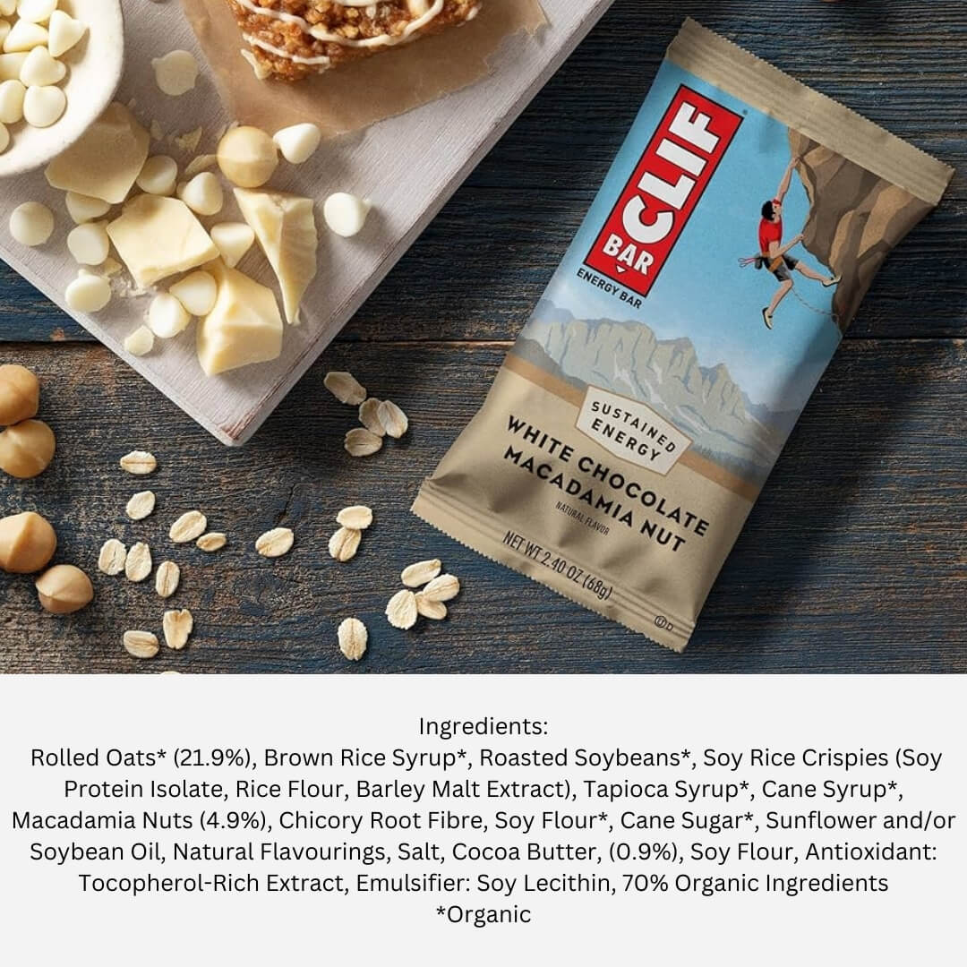 Clif White Chocolate Macadamia Nut Bars