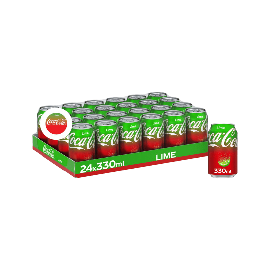 Case (24) Coca Cola Coke Lime Original