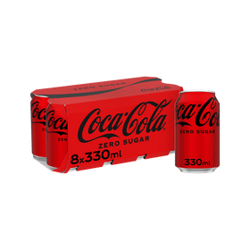 Multipack (8) Coca-Cola Zero Sugar