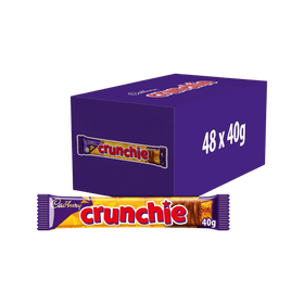 Cadbury Crunchie Chocolate Bar 48 x 40g