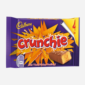 Multipack (4) Cadbury Crunchie Chocolate