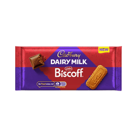 Cadbury Dairy Milk Biscoff Biscuit Chocolate Bar