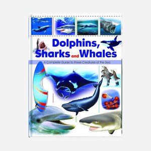 1 x Dolphins, Sharks And Whales Complete Guide Educational Hardback Book