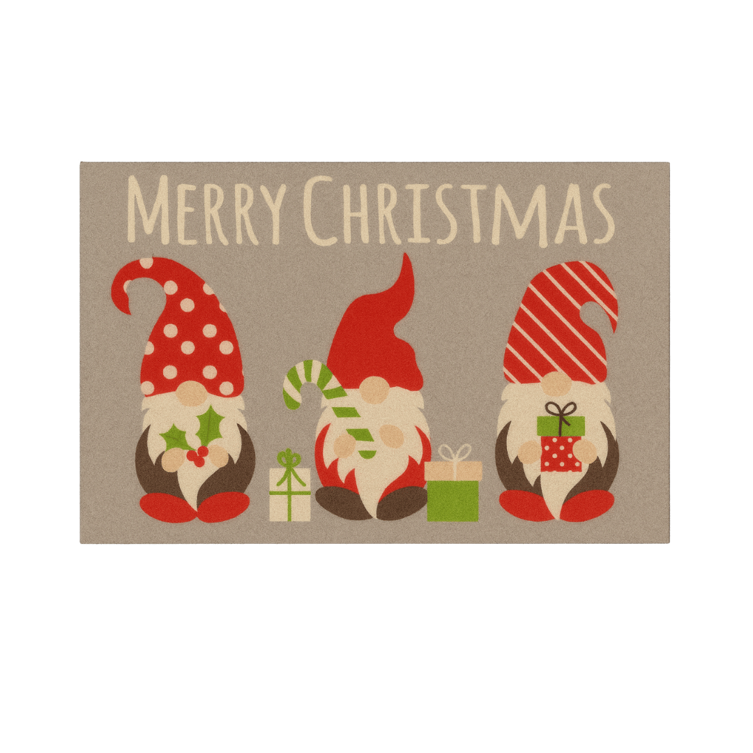 Christmas Theme Machine Washable Door Mat
