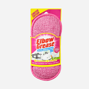 Elbow Grease Pink Dual Sided Non Scratch Scrubbing Pad