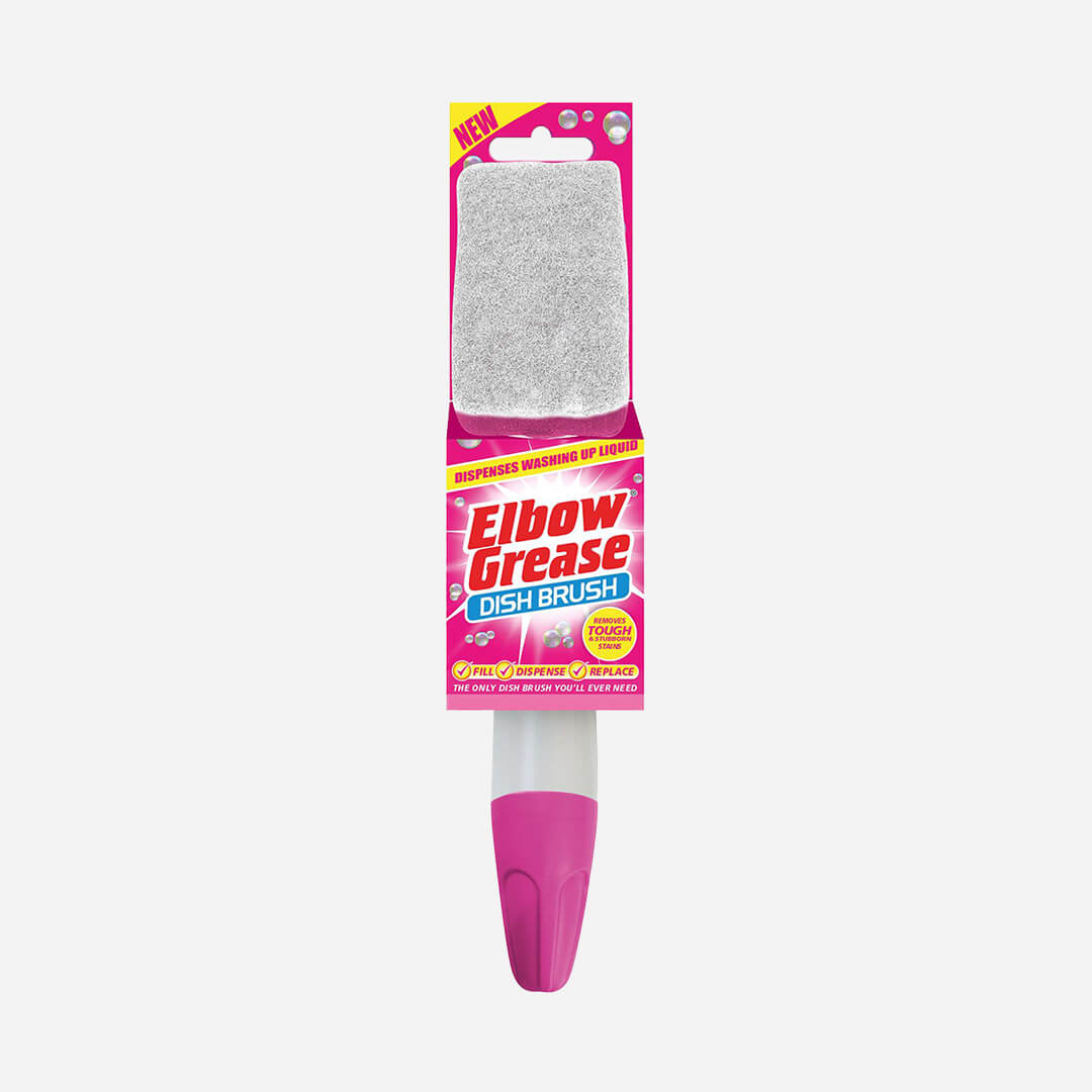 Elbow Grease Pink Washing Up Dish Brush