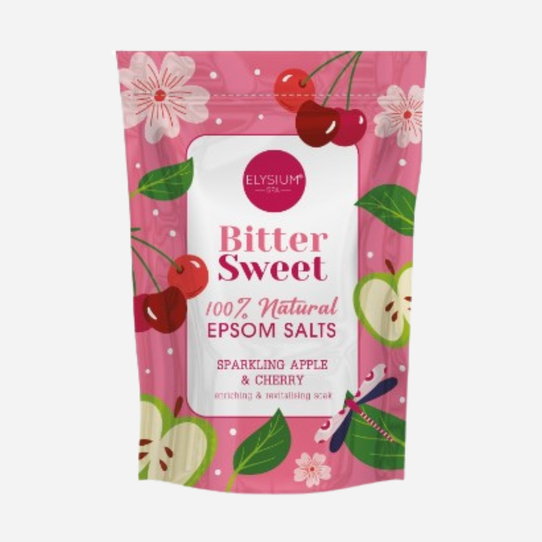 Elysium Spa Bitter Sweet Epsom Bath Salts Sparkling Apple & Cherry