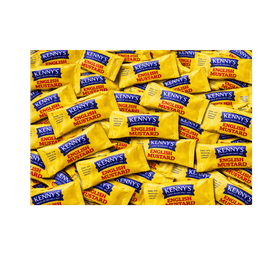 Kenny's Sauces English Mustard Sticks Catering Pack 200 x 5g Sachets