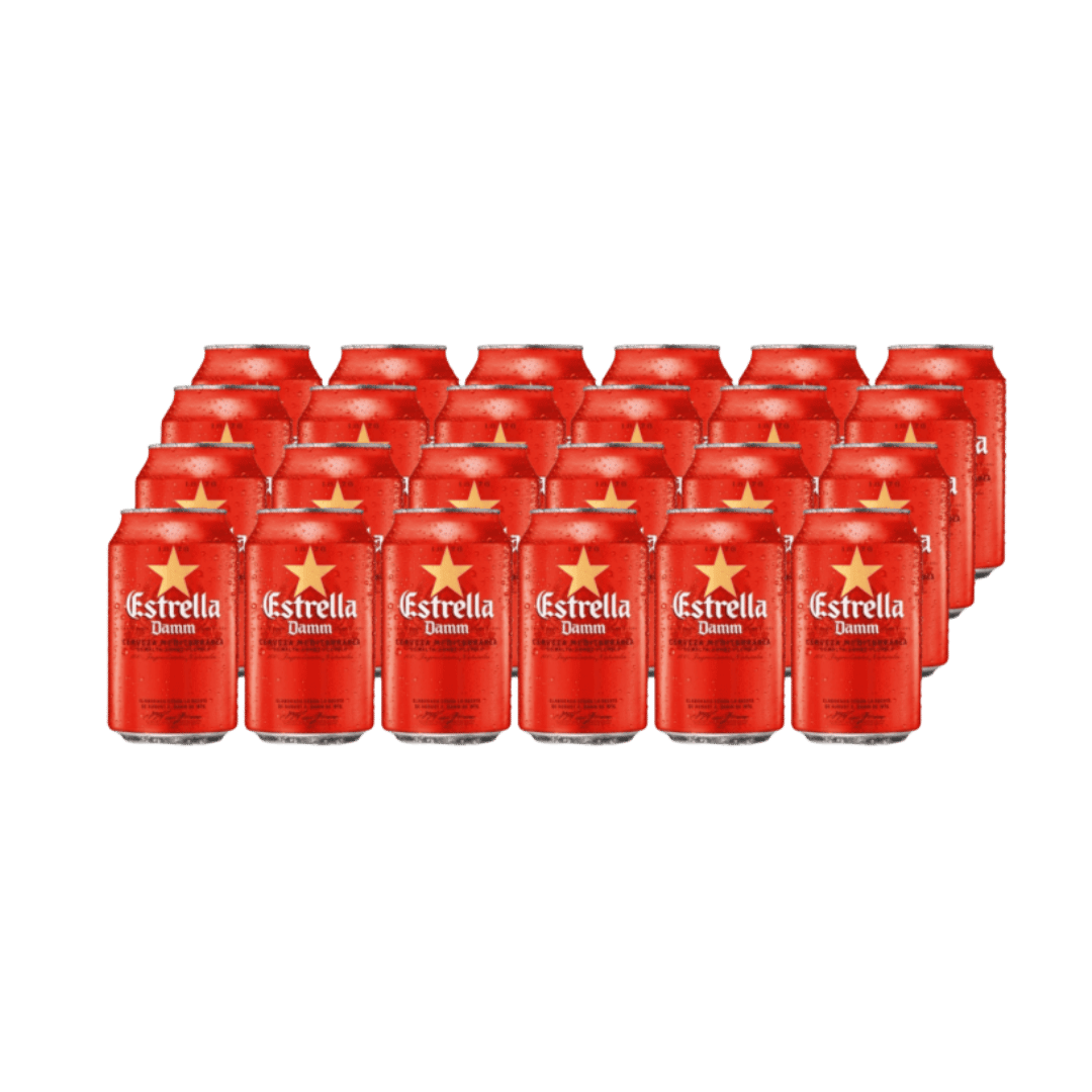 Estrella Damm Premium Lager 4.6% ABV 24 x 330ML