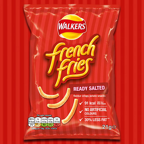 Walkers French Fries Ready Salted Flavour Crisps