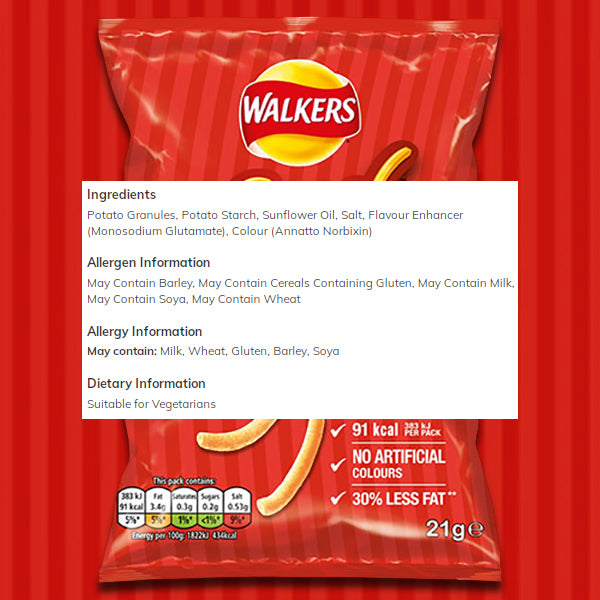 Walkers French Fries Ready Salted Flavour Crisps