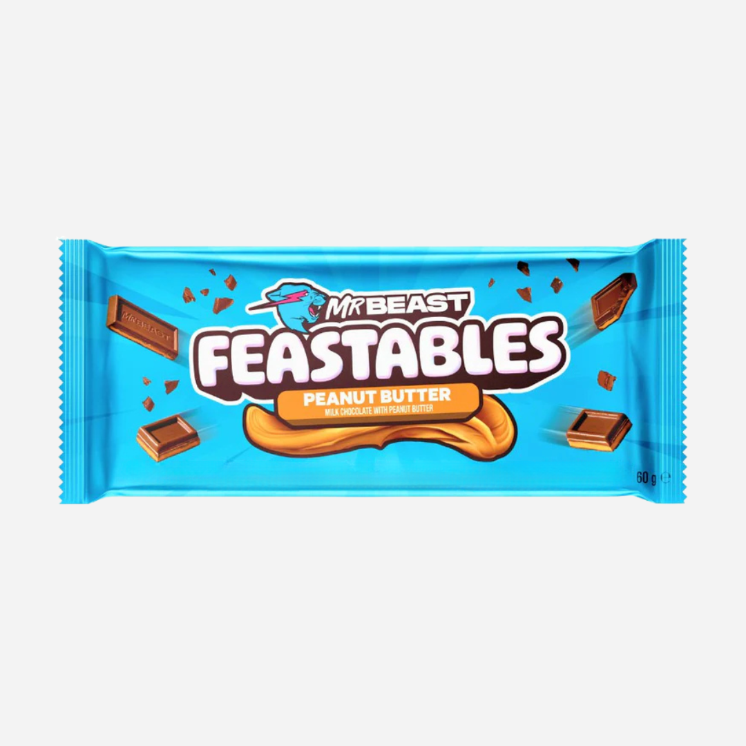 Feastables Mr Beast Feastbales Milk Chocolate with Peanut Butter
