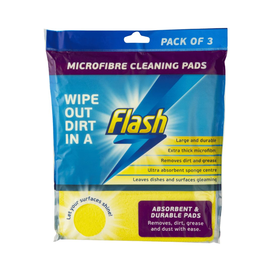 Flash Microfibre Cleaning Pads