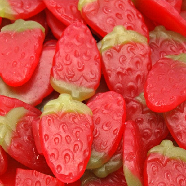 Giant Strawberries Pick 'N Mix Flavoured Gums Sweets