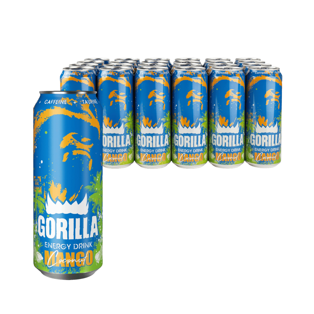 Gorilla Energy Drink Mango-Coconut 24 x 250 ml