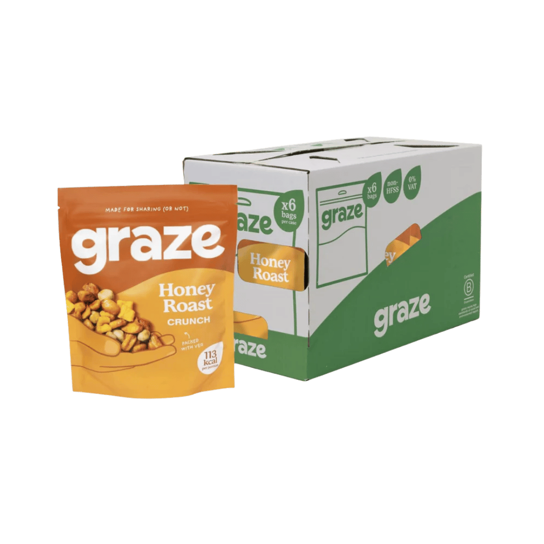Graze Honey Roast Crunch 6 × 100g