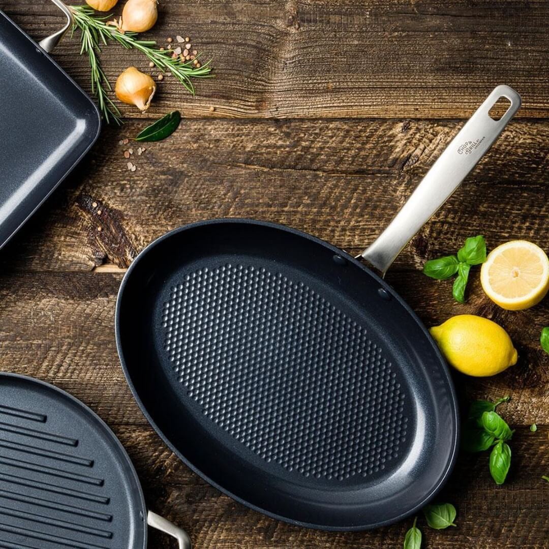 GreenPan Chop & Grill Healthy Ceramic Fish Pan