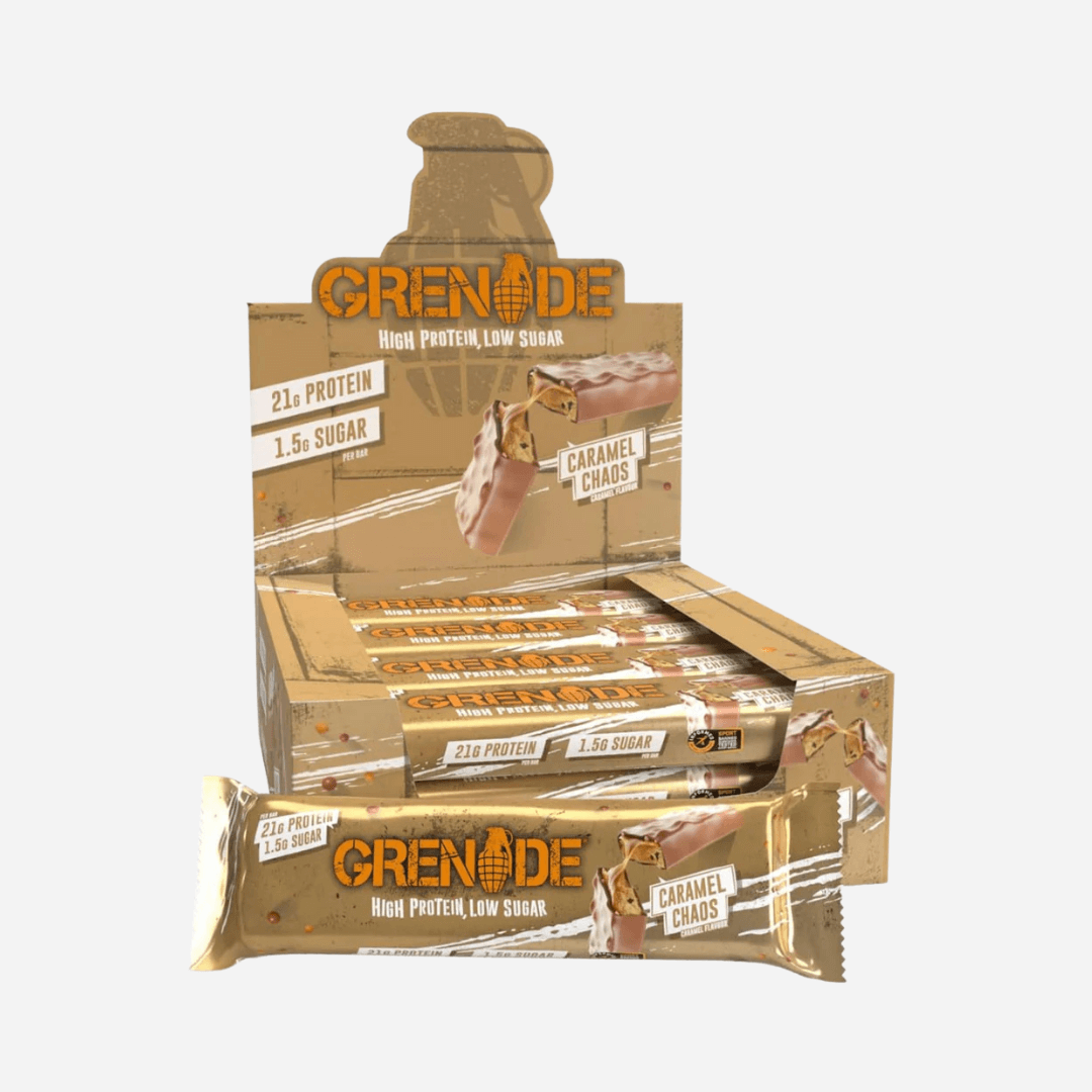 Grenade High Protein Low Sugar Caramel Chaos Flavour Bars