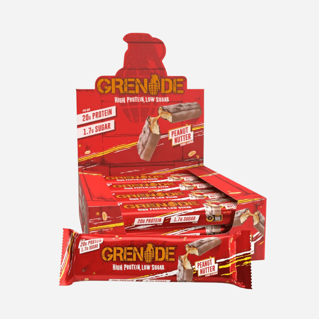 Grenade High Protein Low Sugar Peanut Nutter Flavour Bars