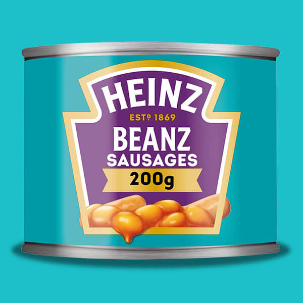 Heinz Beanz In Rich Tomato Sauce With Pork Sausages