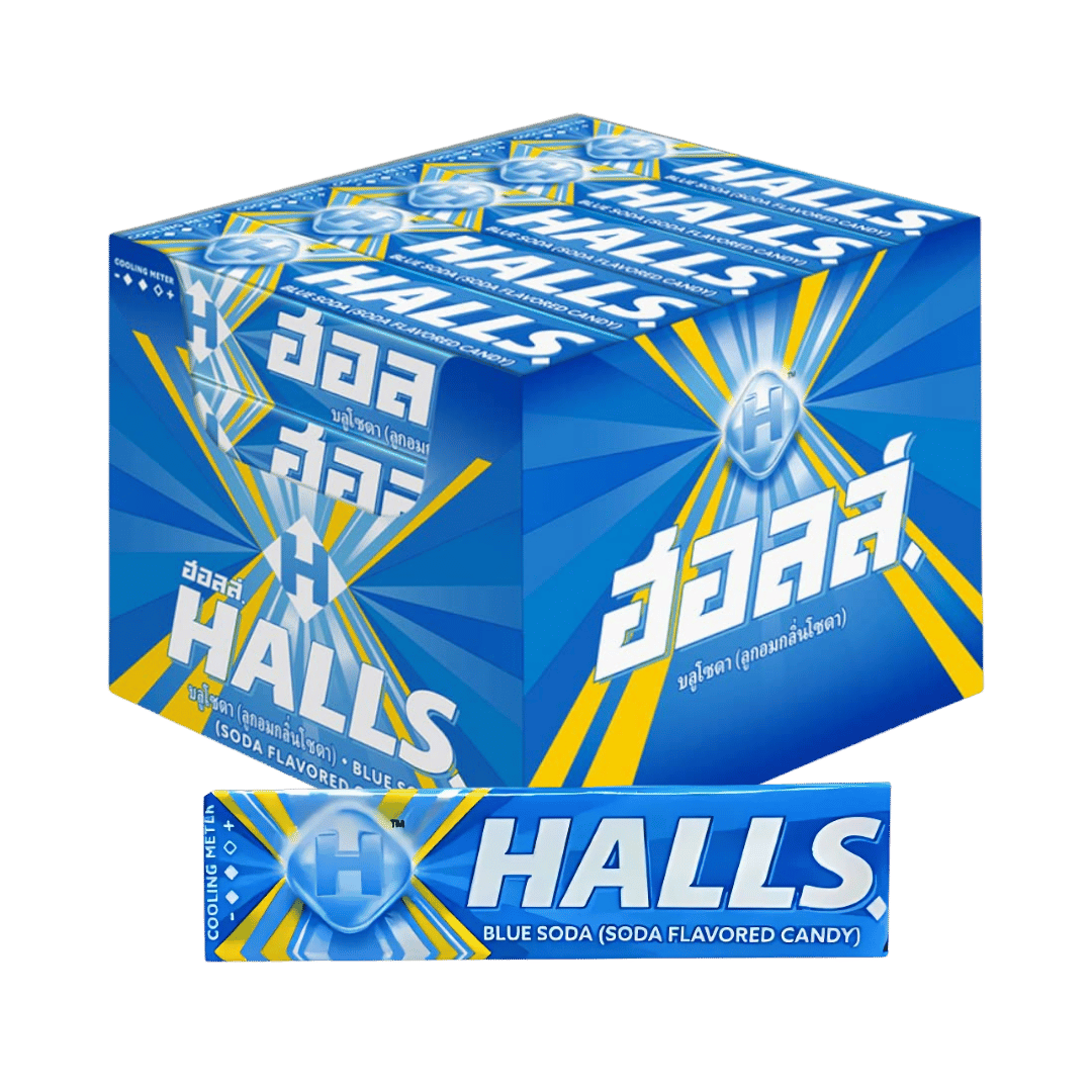 HALLS Blue Soda Cooling Candies