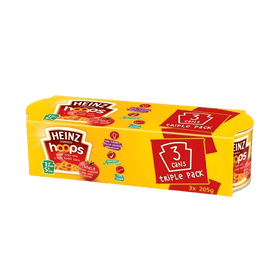 Heinz Triple Pack Spaghetti Hoops 3 x 205g
