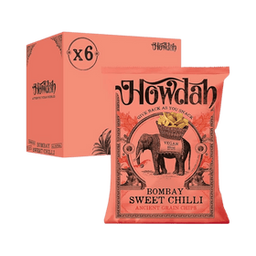 Howdah Indian Snacks Bombay Sweet Chilli 6 x 117g