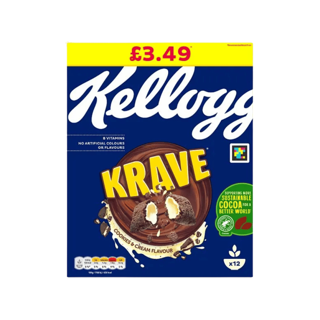 Kellogg's Krave Cookies & Cream