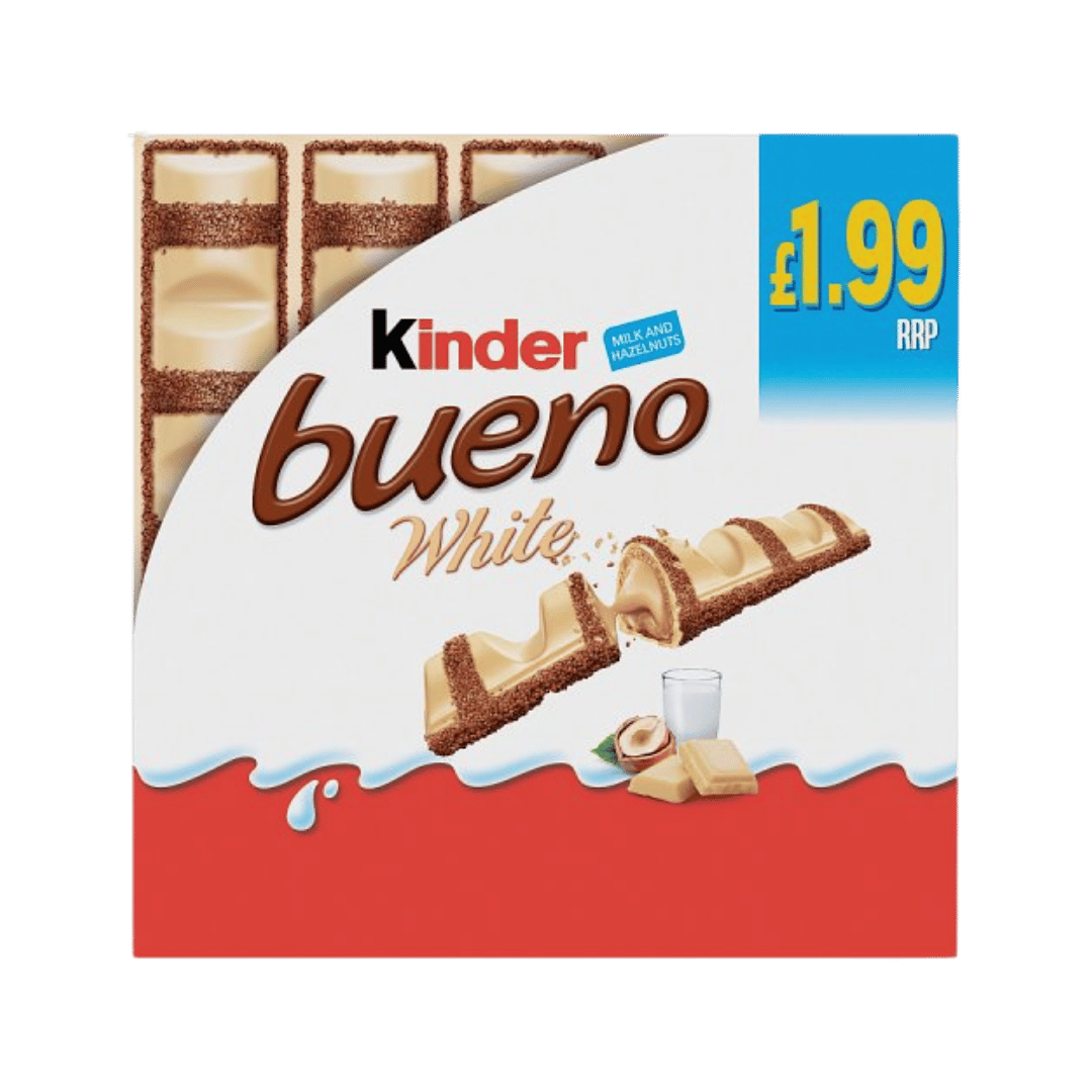 Kinder Bueno White Chocolate Bar Multipack