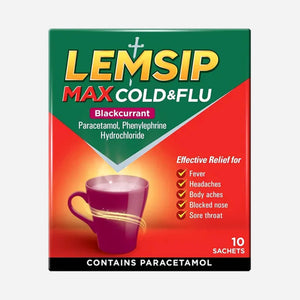 Lemsip Max Cold & Flu Blackcurrant