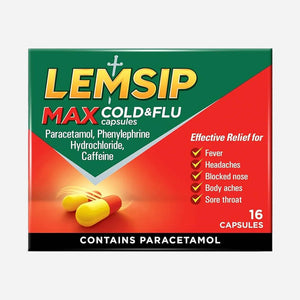 Lemsip Max Cold & Flu Capsules