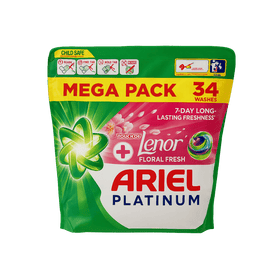 Ariel Platinum with Lenor Floral Fresh
