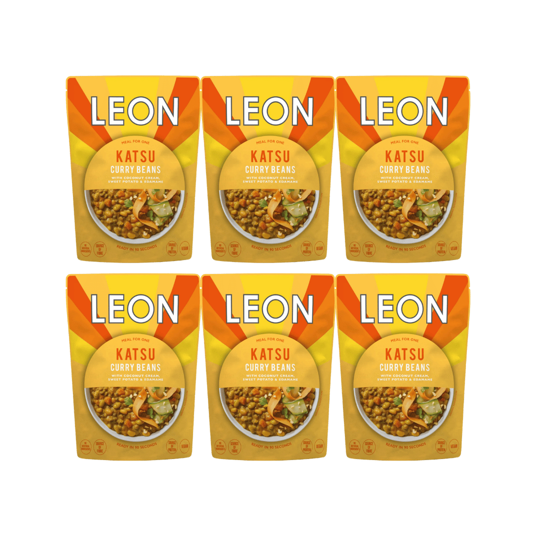 Leon Meal Pouch - Katsu Curry Beans 6x250g