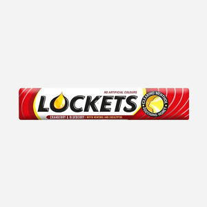 Lockets Cranberry & Blueberry Menthol & Eucalyptol Lozenges