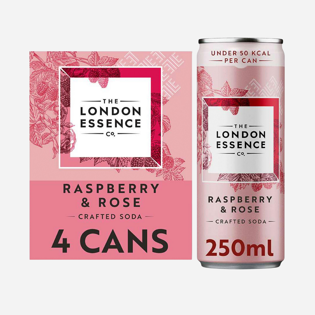 London Essence Co. Raspberry & Rose Soda