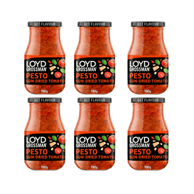 Loyd Grossman Pesto Sun-Dried Tomato 6 x 190g